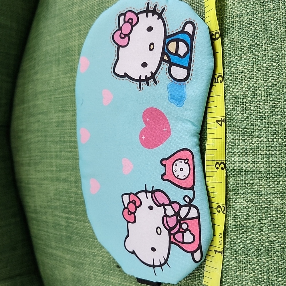 Hello Kitty Teal Sleep Mask - Picture 3 of 4